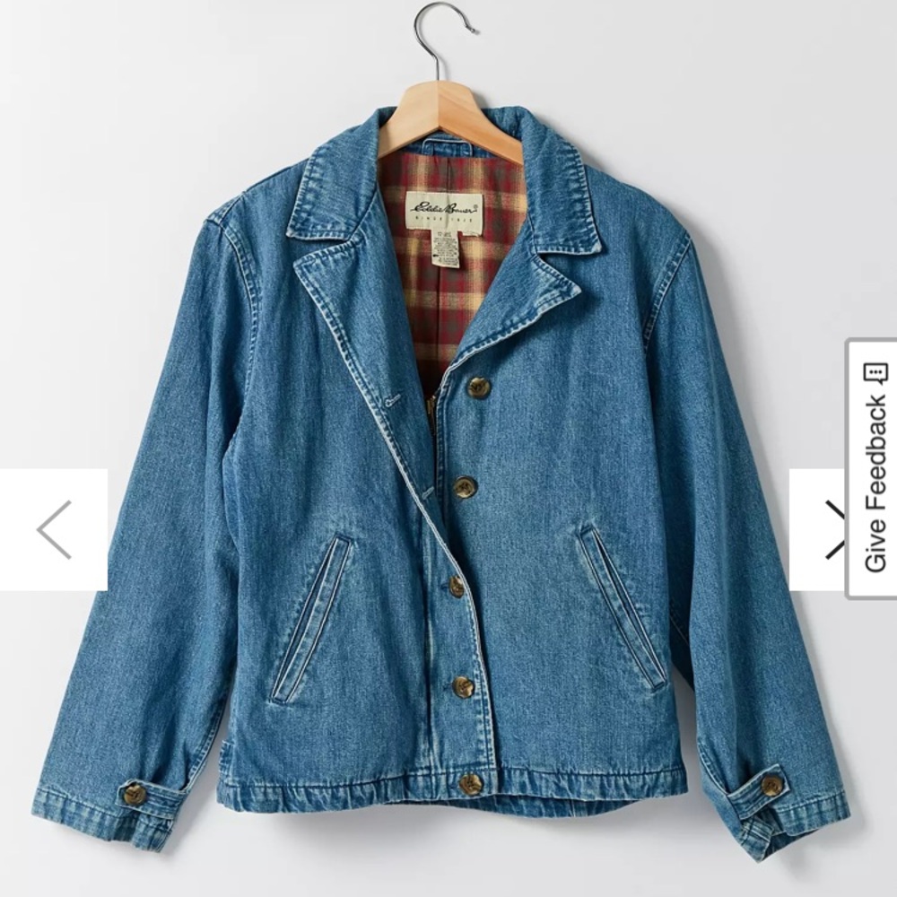 Vintage Eddie Bauer Denim Chore Jacket